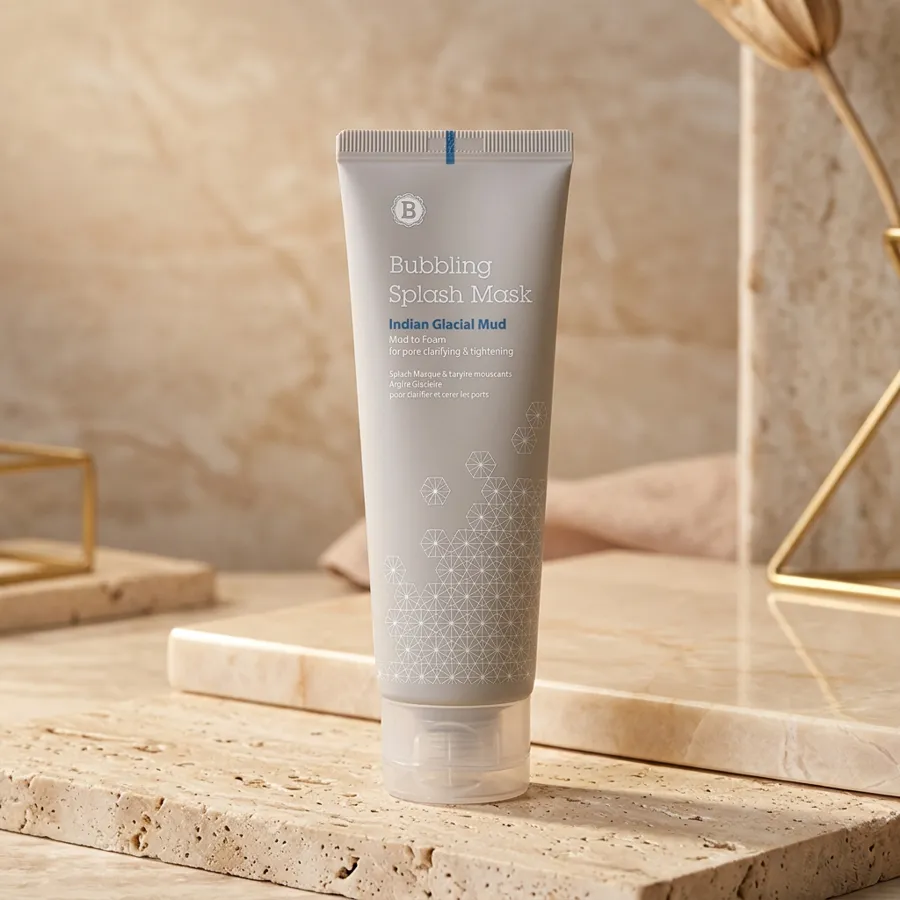 BLITHE Bubbling Splash Mask, Lama glacial indiana que vira espuma
