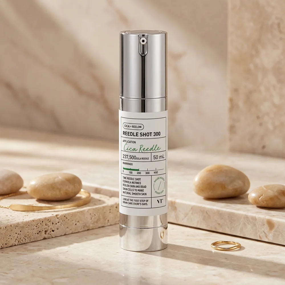 VT Cosmetics Reedle Shot 300 Cica, Micro cones de esponja marinha, versão intensiva
