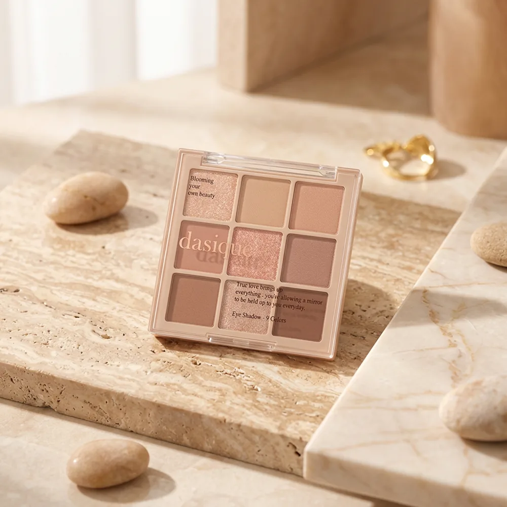 dasique Blooming Your Own Beauty Palette, Nove tons entre mate, cintilante e glitter
